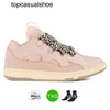 Lavins levin Femmes Curb Casual Designer Sneakers Chaussures Chaussures en cuir Extraordinary Calfskin Rubber Nappa Platforms Seme Chaussures extérieures Trainers SneakerXH99 E4FS