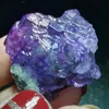 Decorative Figurines 14.2gNatural Rare Purple Fluorite Cluster Mineral Specimen Stone And CRYSTAL HEALING QUARTZ GEM