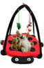 Red Beetle Fun Bell Cat Tent Pet Toy Hammock Toy Cat Camto Home Towar Cat House7272031