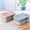 Dinnerware 2024 Lunch Box Reusable 3-Compartment Plastic Divided Storage Container Boxes Non Slip Floor Mat Carpet Welcome Mats