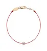 B01001E Bracelets rouge fil rouge pour femmes String 316L Bracelet Fleuré en acier inoxydable Bracelet Rouge rouge 136818215318542