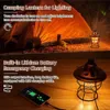 Nouveau camping Portable rétro vintage tente d'éclairage de tente lanterne imperméable extérieur jardin de rue lampe de pelouse