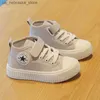 Sneakers Chaussures pour toile Chaussures High Top Boys Sports confortables Sous-semelle Sole Baby Baby Fashion Q240412