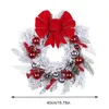 Decorative Flowers Christmas Similation Wreath Vine Hanging Garland Festival Theme Multifunctional Party Year Decor Props