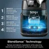 Blender Ninja TB301 Detect Duo Power Blender Pro + Single Serve, BlendSense Technology, Blender For Smoothies, Shakes & More