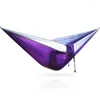 Móveis de acampamento Hak Hammock Tralight Swinging Network Rede de Cam Drop Doup Sports Outdoors Campo de camping e OT5As