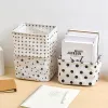 Desktop Storage Basket Foldable Kosmetics Stationery Unterwäsche Aufbewahrungsbox Home Office Portable Snacks Organizer Accessoires