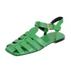Casual skor endast tillverkare varumärke kvinnor platt sandaler mjuk romersk kvinnlig stor storlek mode handgjorda sommar