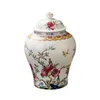 Garrafas de armazenamento 1300 ml jar de gengibre cerâmica chinês porcelana latas de chá de porcelana de grande capacidade Celadon Vas