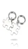 Keetchain puzzle in acciaio inossidabile in acciaio inossidabile per incisore a catena metallica incisa lucidata intera 10pair6463219