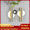 Vases Creative Rose Golden Stainless Steel Vase Wall Holder Flowerpot Home Wedding Decoration For Livingroom Mirror