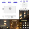 Yeni Akıllı İndüksiyon Gece Işık Hareket Sensörü Tip-C Şarj Kablosuz Manyetik LED Duvar Lambası Yatak Odası Koridor Kabini