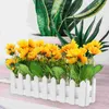 Dekoracyjne kwiaty symulowane stół słonecznikowy