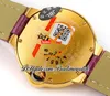 CRW6920097 Schweizer Quarz Frauen Watch JBLF 33 Wickelte 18k Gelbgold Hülle Silber Schwarzes Römischer Zifferblatt Roter Croc -Gurt Super Edition Ladies Uhren Lady Puretime Ptcar