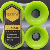 Planche 65 * 45 mm roue large givrée roue clignotante adaptée à la planche à poissons longboard surfskate.78A 80% rebond 4pcs