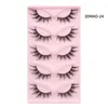 25mm False Eyelash Faux Mink Lashes Long Dramatic 5D Russian C D Curl Fluffy Thick Lash Handmade Eye Makeup