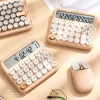 Calculators Boutique Stationery Small Square Calculator Student Voice Computer Hine Office Calculator Large Lcd Dual Portable