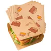 Hojas de papel de Deli de 25 piezas, envolturas de sándwich