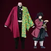 Dorosły Zenitsu Giyu Tanjirou Kamado Nezuko Cosplay Kobiety Child Men Kimono Mundur Cosplay Costplay