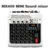 Mixer USB Stage Live Stage KTV Audio Mixer pour PC 6 Channel Table de mixage Carte Digital Consoles Contrôleur Console Professional DJ