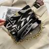 Sac Zebra Match Design Small Leather Ins Sacs d'épaule pour femmes Sangle de vitesses de chaîne de sous-bras Fashion
