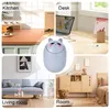 Mini Cat Trash Can For Desk Small Garbage Container With Shake Cover Odor Blocking Waste Bin For Bedside Table Desktop Supplies