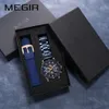 Новый мегал Мегирский модный механический спорт многофункциональные мужские часы 2216