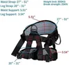 Professionele halflange veiligheidsgordel verstelbare taille-ondersteuningsapparatuur Outdoor Cave Climbing Mountaineering Harness 240325