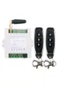220V 10A 2CH Motor Remote Control Switch Motor Forwards Reverse Up Down Stop Door Window Curtain Wireless TX RX Limited Switch Y206323023