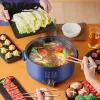 POTS DMWD 5L Multifunktionaler Elektromocher Hot Pot Non -Stick Multicooker 1,3 kW Stromverstellbarer Schlaf