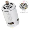 RS550 9 Tand DC Motor 10.8V-25V 21500-25000RPM 9 Tänder Enkel hastighet Mikroelektrisk motor för elektrisk borr / skruvmejsel