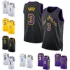 Basketballerseys 23 James 3 Davis Austin Reads White Black Mamba 2023/24 Fans City Jerseys Men Men Youth Women S-XXL