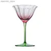 نظارات النبيذ الأزياء الحياة فن 110-280 مل أوليت زهرة نمط النبيذ الأحمر شامباني ماتيني كأس كأس العائلة