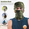 Cycling Caps Camo Face Cover Set Half Hunting Shield Neck Gaiter Summer With Baseball Hat For Hiking