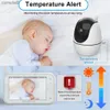 Monitoruje Baby Monitors LS Vision 4,3-calowy monitor dziecięcy z patelnią Camera 2.4G bezprzewodowa dwukierunkowa audio noktowi wizja bezpieczeństwo Camerac240412