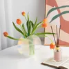Vazo süsleri hediye yaratıcı çiçek konteyneri oturma odası ev dekorasyonu için akrilik vazo