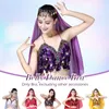 Women Belly Dance Costume Paillettes Passel Fringe Bra Halter Tops Performance Club Festival Rave Dance Sexy Crop Tops