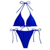 Yi Mengglings Mesmo estilo tiras de biquíni mostram peito picante garota branca sexy três pontos na primavera hot swimming para mulheres ygrl