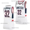 UConn Huskies 2024 Finale vier college basketbal 32 Donovan Clingan Jersey 12 Cam Spencer 35 Samson Johnson 11 Alex Karaban 2 Tristen Newton 5 Stephon Castle Shirt