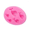 Baking Moulds Three-dimensional Dolphin Fondant Silicone Mold Soft Pottery Handmade Soap Cloth Spot Wholesale 15-214