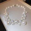 Bride Pearl Necklace Light Luxury Niche High-end Collarbone Chain Versatile and Wedding Dress Accessories