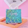 Handbags 2024 New Cute Kids Mini Handbags Cute Laser Bow Crossbody Bags for Girls Coin Pouch Box Kawaii Toddler Wallet Hand Bags