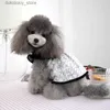 Собачья одежда Шифон Do одевать Chihuahua Do одежда для щенки юбка йорки Померанский ши -тцу Мальтийский пудель Бишон До Фитени Плать