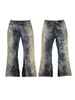 Pantalon pour hommes Avant-garde Style Dark Loose Wash