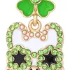 Boucles d'oreilles en peluche 2x st.Patrick's Day Temperament Unique Irish Jewelry for Women Graduation Graduation Saint Valentin Holidi Gras