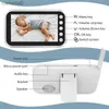 Baby Monitors 4,3 tum elektronisk Baby Monitor Video Nanny Safety Portable Childrens Camera Baby Feeding Newborn Baby Artikes C240412