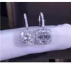 Nuevas joyas de lujo 2019 925 Sterling Silver T Shape White Topaz Cz Daimond Women Wedding Gemstones Hook para Lover2813954