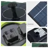 Trädgårdsslangar Solar Fountain Pool Munstycke Vattenpanelpanel Bird Bath Decoration Pond Pump Solar4209999 Drop Delivery Sports OU DHSLL