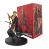 Comics Heroes 16cm anime One Piece Roronoa Zoro Figure Art King Sauron Anime Model Toy Collection Figure Figur