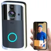 Akıllı kapı zili kablosuz çan halka kamera video kapısı telefon görüşmesi interkom sistemi daire göz wifi m7